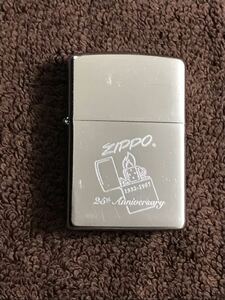 ZIPPO ジッポ ジッポーライター ジッポー オイルライター　2004年製 中古品　25周年　ANNIVERSARY アニバーサリー