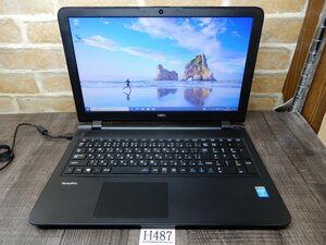 H487★新品 SSD 240GB＆Webカメラ＆無線LAN☆Windows10☆15液晶ノートPC★Core i3★DVDRWマルチ★メモリ8GB★NEC★Versa Pro VJ20LF-N