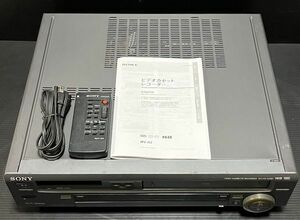 【リモコン付属/動作美品】SONY ソニー WV-H3 RMT-814 hi8 VHS Wデッキ 8mm 8ミリ ハイエイト ビデオデッキ WV-H4 WV-H5 WV-H6 の兄弟機