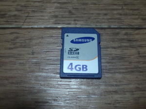 ★ 送料無料 SAMSUNG SDHCメモリーカード 4GB CLASS4 サムソン ニンテンドー3DS ★