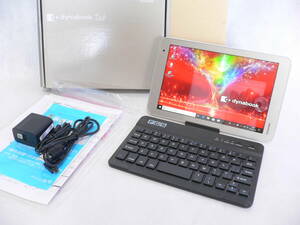 ★極超美【eMMC64GB・Win10・Office2021Pro】8.0WXGA(1280x800)タッチ東芝 dynabook Tab S38/26M Z3735F-Max1.83GHz/KB ストレージ拡張可