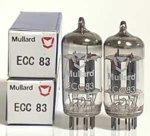 ECC83/12AX7.........Mullard 委託出品　2本セット　　　　　　チェック済み