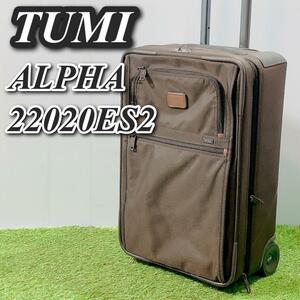 TUMI トゥミ キャリーバッグ ビジネス スーツケース ブラウン 22020ES2 ALPHA アルファ　トラベルバッグ