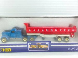ロングトミカ 1/110 ダイヤモンドレオ ダンプトレーラー 青メタキャブ・赤トレーラー USA L3-2-5 (2232-522)