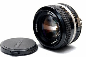 Nikon ニコン 純正 NIKKOR 50mm MF 高級単焦点レンズ 1:1.4 (Ai) 希少な作動品
