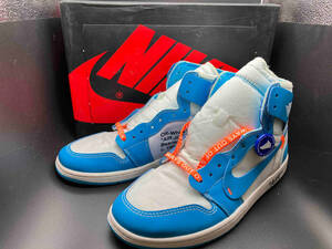 NIKE AIR JORDAN 1 OFF WHITE NRG HIGH UNC AQ0818 148 ナイキ エアジョーダン オフホワイト ハイ US11 29cm UK10 EU45 パウダーブルー