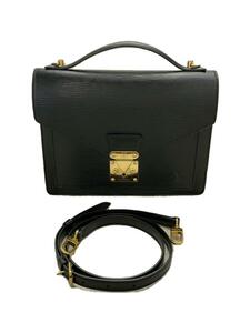 LOUIS VUITTON◆ブリーフケース[仕入]/レザー/ブラック/無地/M52122/ルイヴィトン