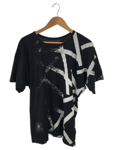 B Yohji Yamamoto◆Tシャツ/2/使用感有/コットン/BLK/NN-T63-075