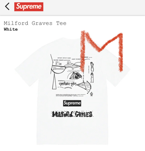【新品正規】白 M / 22aw supreme Milford Graves Tee white Medium / boxlogo box logo Tシャツ シュプリーム winter tee 22fw