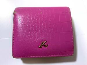 キタムラ K2 Kitamura K2 財布 二つ折り財布 レディース ウォレット コインケース ピンク 女性用/DK