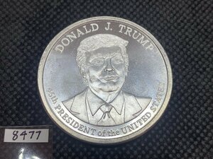 31.1グラム (新品) アメリカ「ドナルド・J・トランプ大統領」純銀 1オンス メダル