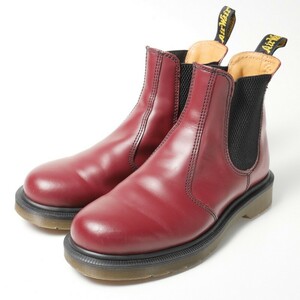 MG2327△Dr.Martens ドクターマーチン*レザー*サイドゴア*チェルシーブーツ/CHELSEA BOOT*2976*ショートブーツ*靴*ボルドー*UK4/23cm相当