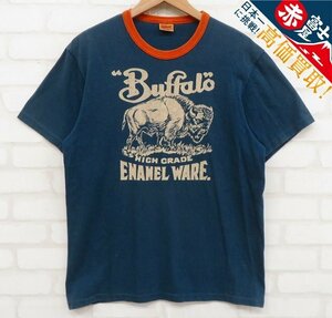 8T1386【クリックポスト対応】DELUXE WARE ENAMEL WARE 半袖リンガーTシャツ S60T デラックスウエア