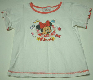 MinnieのTシャツ/白,SIZE:120,Disney STORE/。