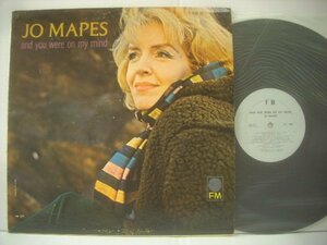 ■ 輸入USA盤 LP 　JO MAPES / AND YOU WE ON MY MIND ジョーメイプス アンドユーアーオンマイマインド 1964年 FM 317 ◇r51106