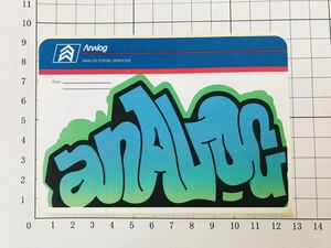 anALOG An∧log ANALOG POSTAGE SERVICE Rareステッカーアナログ ポステージ サービス レア ステッカー日本未入荷