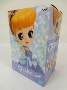 【BANDAI】Qposket Disney Characters -Cinderella- Glitter line シンデレラ 全1種 未開封品 中古品 JUNK扱い 現状渡し 一切返品不可で！