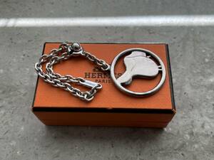 エルメス HERMES キーチャーム キーリング 馬具 key charm 925