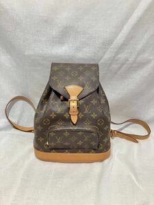 ルイヴィトン LOUIS VUITTON モノグラム リュックサック モンスリ モンスリMM M51136 ブラウン B-103379☆1円〜☆