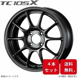 ウェッズ ホイール ウェッズスポーツ TC105X フィット/フィットアリア GD1/GD2/GD3/GD4/GD5/GD6/GD7/GD8/GD9 ホンダ 4本セット 0073668