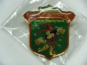 TDL 東京ディズニーランド 15th アニバーサリー ピンバッジ ミッキー (Tokyo Disneyland) B