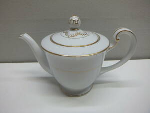 ブランド祭 食器祭 Noritake ノリタケ 日本陶器会社 ティーポット 金彩 金縁 月桂樹 中古 自宅長期保管品 傷、汚れ有