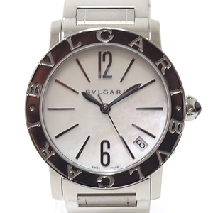 BVLGARI ブルガリ ボーイズ腕時計 ブルガリブルガリ BBL33WSSD ホワイトシェル文字盤 自動巻き 新品同様