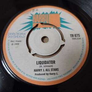 Harry J. All Stars - Liquidator / Glen And Dave - La La Always Stay // Harry J 7inch /