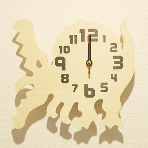 恐竜 時計 #8 スピノサウルス 壁掛け時計 置時計 木工 アート クラフト クリエイター デザイン 恐竜時計 模型 図鑑
