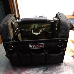 DBLTACT オープンキャリーバッグ ミニ 工具バッグ ショルダーバッグ 携行型工具袋 ツールバッグ 工具箱 道具箱