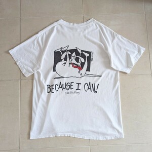 90s USA製 One Sick Puppy ドッグ　エロ Tシャツ　L　ヴィンテージ　スヌーピー　アート　偉人　シングルステッチ