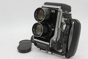 【返品保証】 マミヤ Mamiya C3 PROFESSIONAL ブルードット 135mm F4.5 二眼カメラ v1059