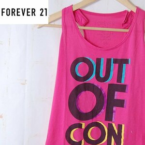 フォーエバー21 FOREVER21■タンクトップ　ノースリーブ■L■ピンク ※IW4412028