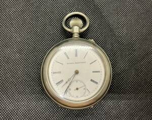 EUREKA REGISTERED スモールセコンド付き 懐中時計アンティーク(Antique pocket watch）★同梱可　No.1111