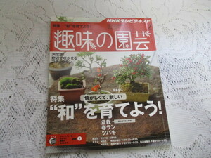 ☆NHK　趣味の園芸　2016　盆栽/春ラン/ツバキ☆