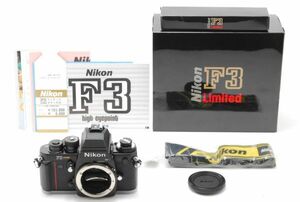 [A Top Mint] Nikon F3 HP Limited 35mm SLR Film Camera Body w/Box From JAPAN 8902