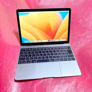 難あり MacBook 12-inch 2017 Core i5 メモリ16GB ストレージ256GB Webカメラ 無線LAN SK2404-45