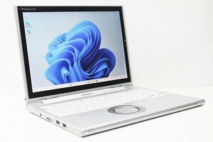 1円スタート ノートパソコン Windows11 2in1PC 第7世代 Core i5 Panasonic レッツノート CF-XZ6 Windows10 SSD256GB メモリ8GB タッチ