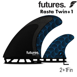 フューチャー フィン ブラックスティックス 2.0 ラスタ 2+1 モデル ツインスタビ / Futures Fin BlackStix 2.0 Rasta 2+1 TwinStabilizer