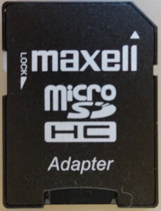 【新品】Maxell　マクセル　マイクロSDカード　変換アダプタ　2022090045