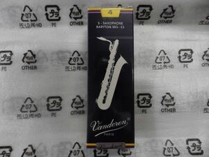 VANDOREN バンドレン　バリトンSAX　リード　Traditional トラディショナル（青箱） 4番 1箱 野中貿易正規輸入品