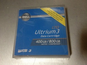 未開封 DELL LTO Ultrium3 データカートリッジ 400GB/800GB 0HC591 LTO3(XM190901)