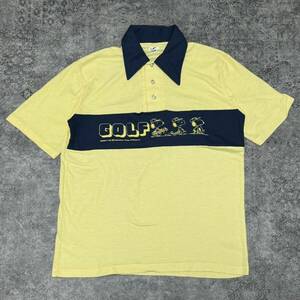 USA製 70s 80s artex スヌーピー ポロシャツ 半袖 tシャツ 70年代 80年代 ヴィンテージ ビンテージ vintage