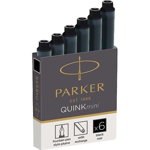 PARKER パーカー ミニカートリッジインク ブラック 1950407