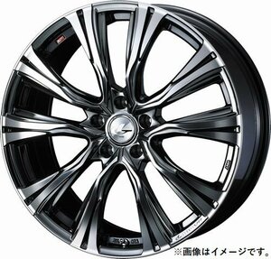 【個人宅発送可能】ウエッズ Weds 18X7.0J +55 5穴 PCD114.3 BMCMC ホイール 1本 LEONIS VR レオニス・ブイアール (41266)