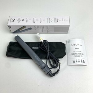 FUZ【中古品】 SALONIA サロニア SL-004SGR ストレートヘアアイロン 24mm グレー 〈101-240131-YY-29-FUZ〉