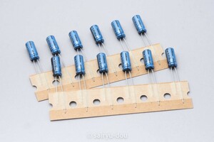 ニチコンKT　50V／0.47μF　アルミ電解コンデンサ（オーディオ用105℃対応品）　新品12個セットB