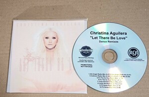プロモCDR　Christina Aguilera / Let There Be Love (Dance Remixes)　クリスティーナ・アギレラ　