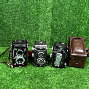 43 二眼レフカメラ ヤシカ ミノルタ YASHICA FLEX RICOHFLEX