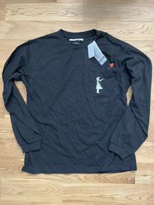 新品 バンクシー Mサイズ 長袖Tシャツ ロンT バルーンガール banksy ブラック 黒 定価3850円